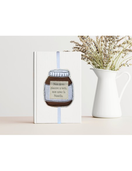 Segnalibro ad elastico NON DEVO PIACERE A TUTTI, NON SONO LA NUTELLA