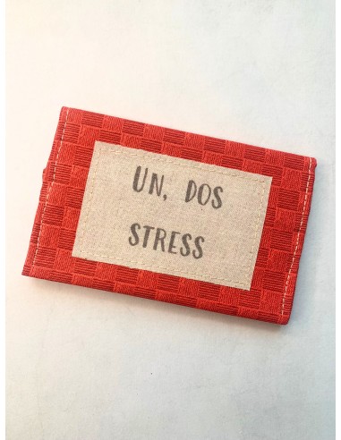 Portacarte - UN DOS STRESS - rosso