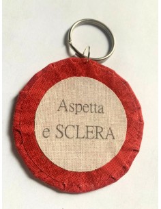 Ciondolo artigianale "Aspetta e sclera" - Esclusivo...