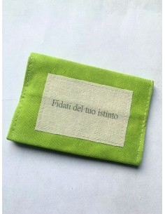 Portacarte - FIDATI DEL TUO ISTINTO verde