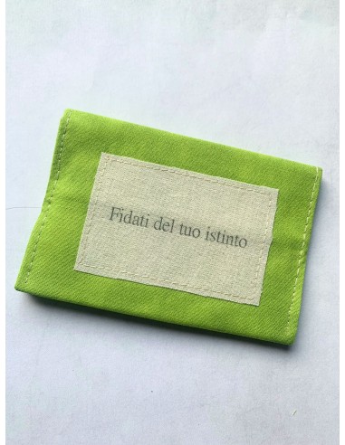 Portacarte - FIDATI DEL TUO ISTINTO verde