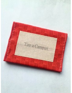 Portacarte - TIRO A CAMPARI - rosso