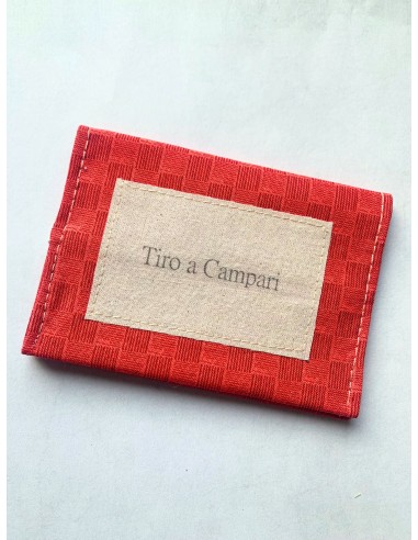 Portacarte - TIRO A CAMPARI - rosso
