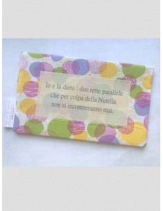Pochette artigianale - Io e la dieta: due rette parallele... 2
