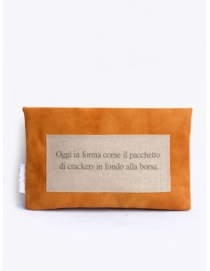 Pochette artigianale - Oggi in forma come il pacchetto di...