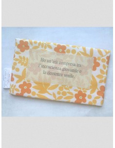 Pochette artigianale - Ho un'età compresa tra - arancione 2