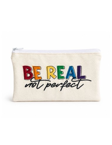 Pochette BE REAL NOT PERFECT Bianca