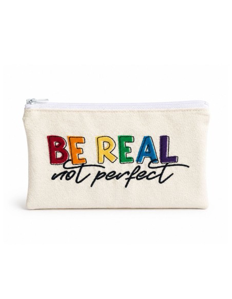 Pochette BE REAL NOT PERFECT Bianca