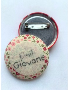 Spilla artigianale "Pensati giovane" - Esclusivo...