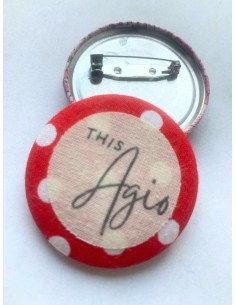 Spilla artigianale "THIS Agio" - Esclusivo accessorio in...